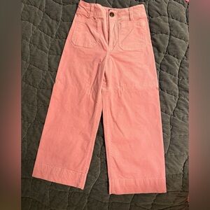 Maeve Pink Wide Leg Corduroy Pants